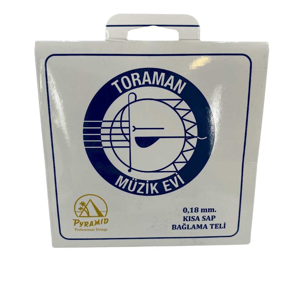 Toraman Müzik Evi 0,18 mm Pyramid Kısa Sap Bağlama Teli