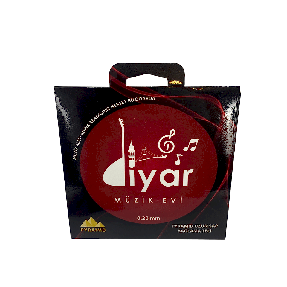 Diyar Müzik Evi 0.20 mm Pyramid Uzun Sap Bağlama Teli