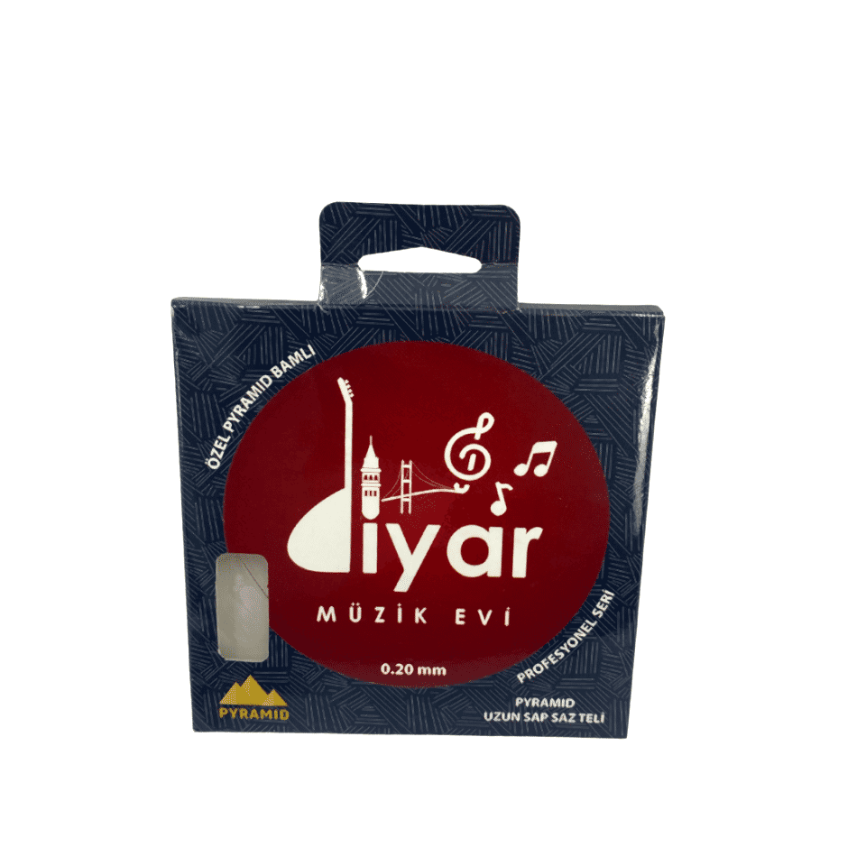 Diyar Müzik Evi 0.20 mm Pyramid Özel Bamlı Uzun Sap Bağlama Teli