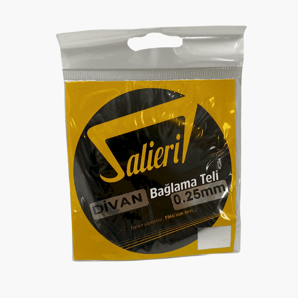 Salieri 0.25 mm Paslanmaz Çelik Divan Saz Teli